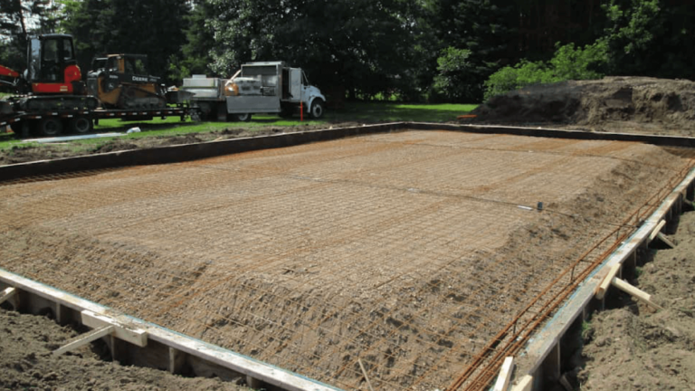 Prepare the ground for expand your steel building