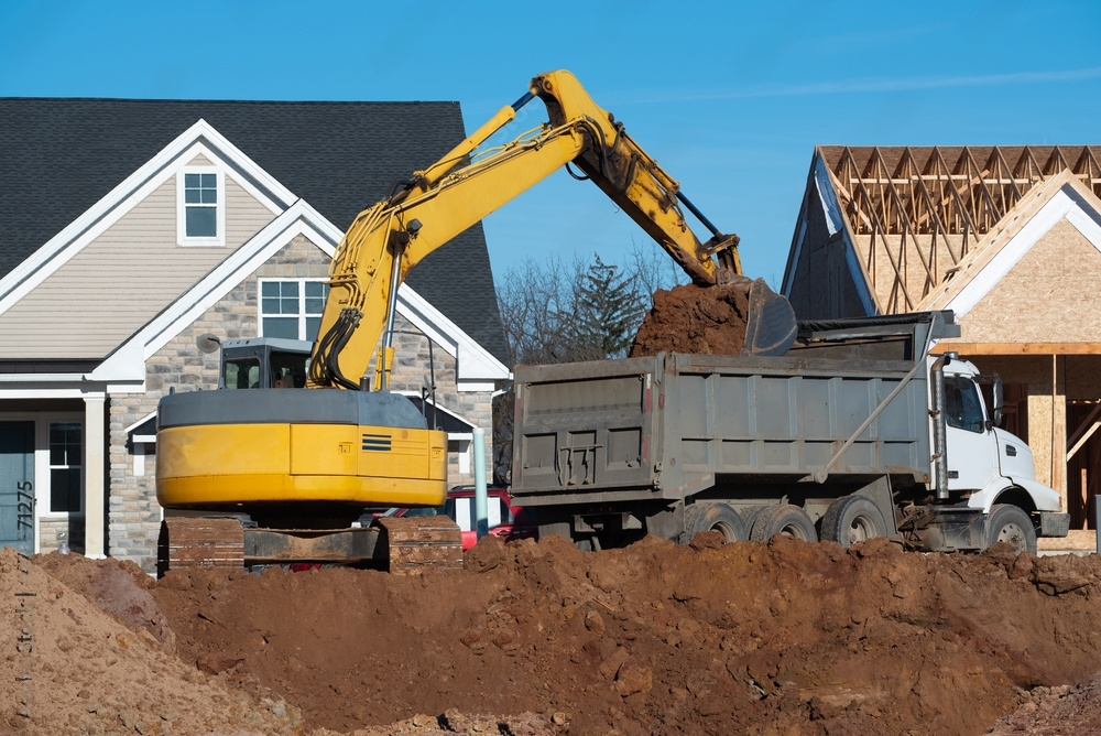 studies for the ground for a steel building foundation