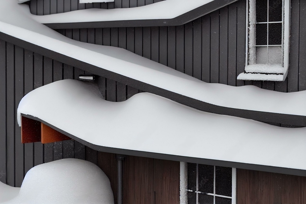 check the snow of the roof is important